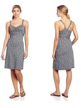 Prana Amaya Heathered Gray Dress